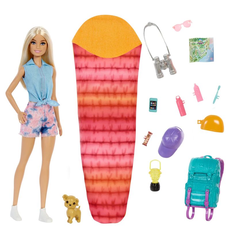 Boneca Barbie com Acessórios - Cabelo e Maquiagem - Malibu - Mattel -  superlegalbrinquedos