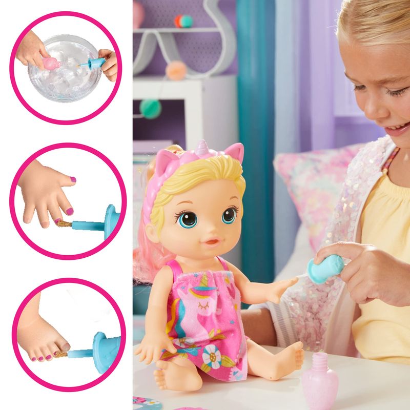 Boneca – Baby Alive – Glam SPA – Dia de Princesa – Loira- F3564- Hasbro -  Salvador Norte Online