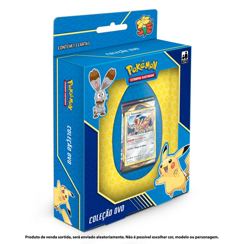 Jogo Cartas Pokemon Box Pikachu V 39 Cartas Copag - Azul