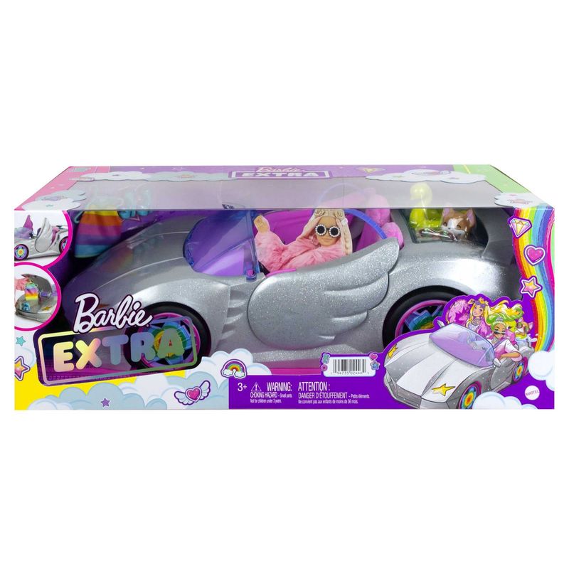 Barbie-Extra---Carro-Conversivel---Prateado-Brilhante-1