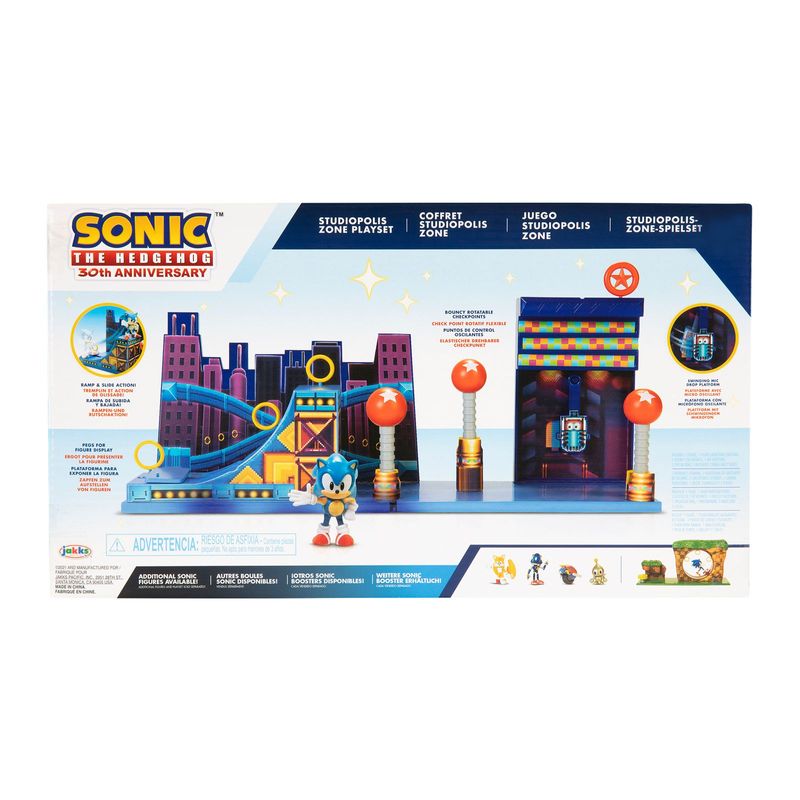 Boneco Sonic Jakks Pacific Sonic Classico Moeda 10