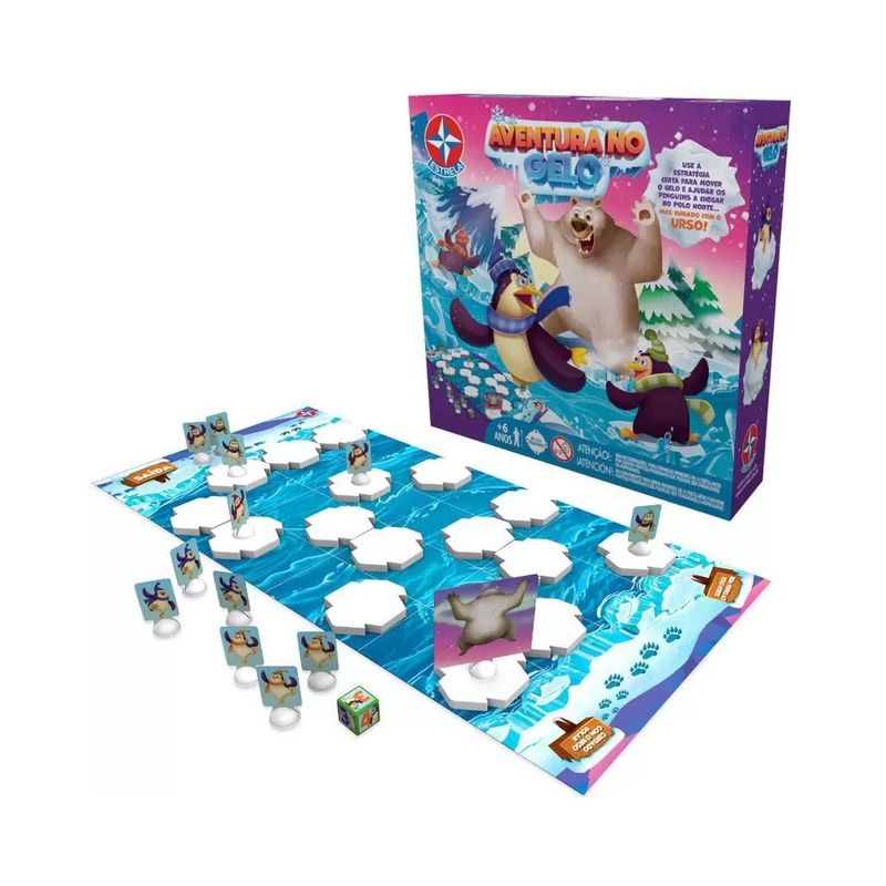 Jogo Aventura no Gelo - 100143 - Estrela - Real Brinquedos