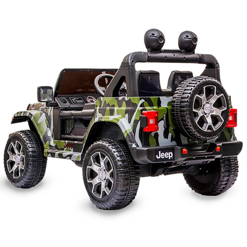 Carrinho Brinquedo Controle Remoto Jeep Militar Camuflado Corrida