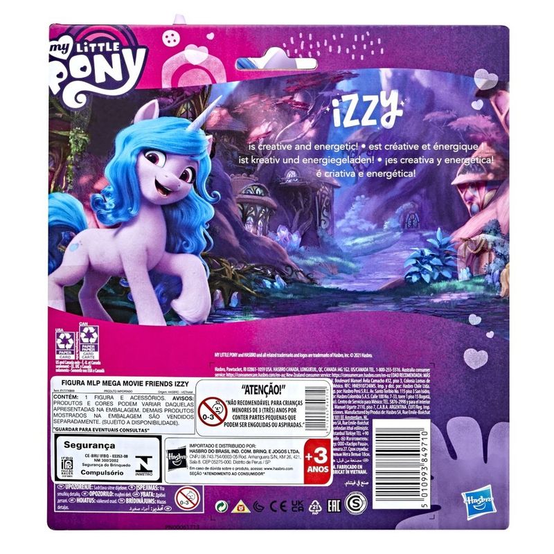 Mini Figura e Acessório - My Little Pony - A New Generation Amigos do Filme  - Izzy - Hasbro