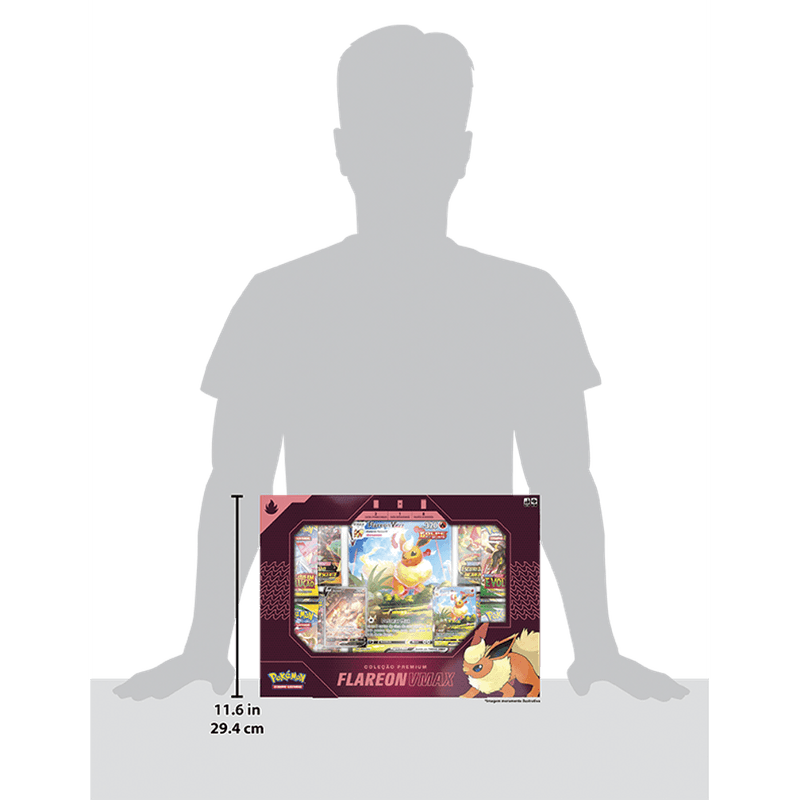Jogos de Cartas - Pokemon Box Flareon Vmax - 31093 Copag