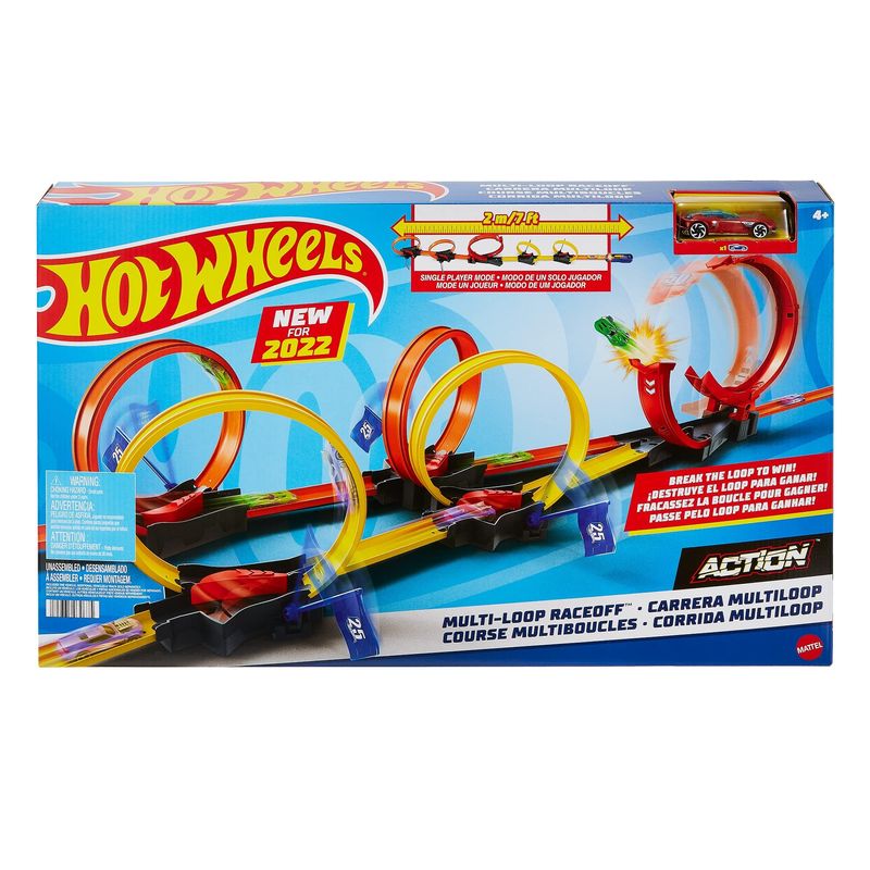 Pista Hot Wheels com Carrinho - Action - Corrida Multiloop - Mattel -  superlegalbrinquedos