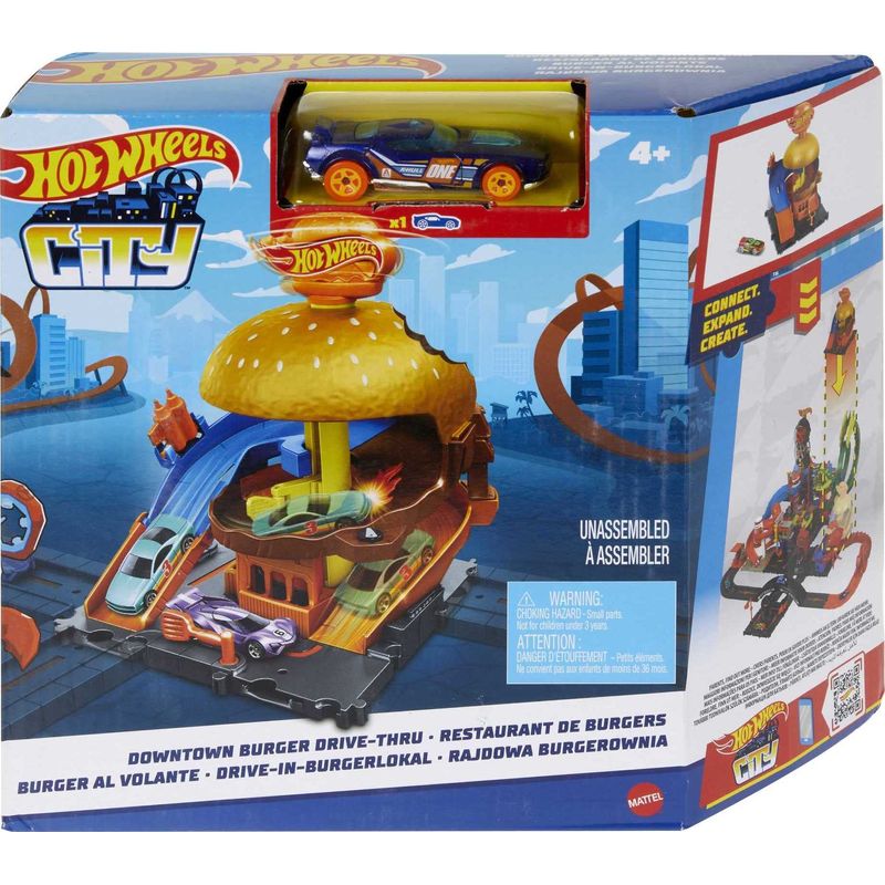 Hot Wheels City Pista Mordida do t-rex - Mattel em Promoção na