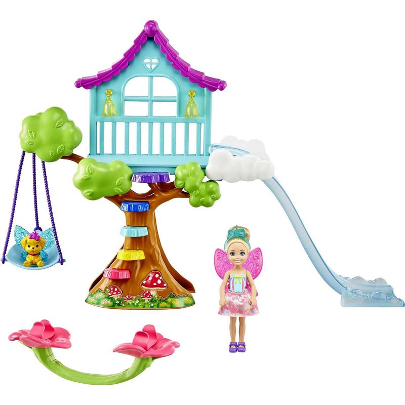 Playset-Barbie-com-Boneca----Barbie-Dreamtopia---Chelsea-na-Casa-da-Arvore---Mattel-1