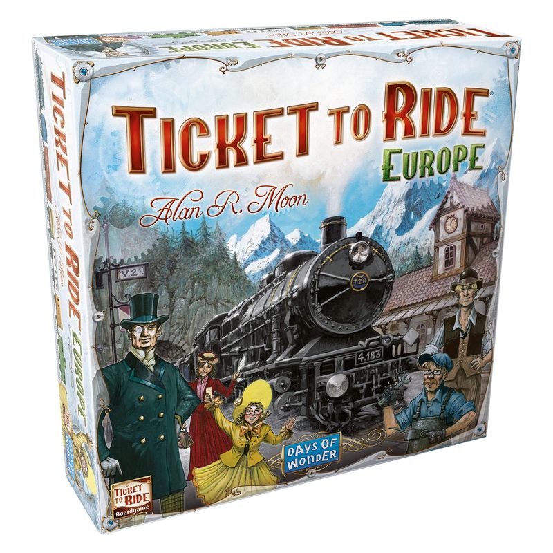 Jogo de Tabuleiro - Ticket to Ride: Europa - Galápagos -  superlegalbrinquedos