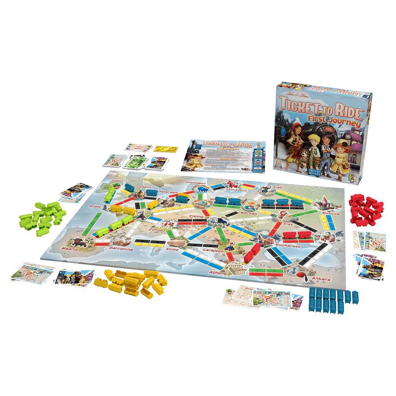 Jogo de Tabuleiro Board Game Ticket to Ride Europa Galápagos - Jogos de  Cartas - Magazine Luiza