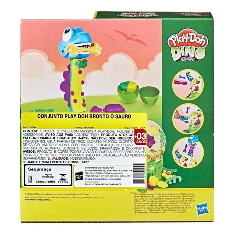 Play Doh Dinossauro Bronto o Sauro - Hasbro