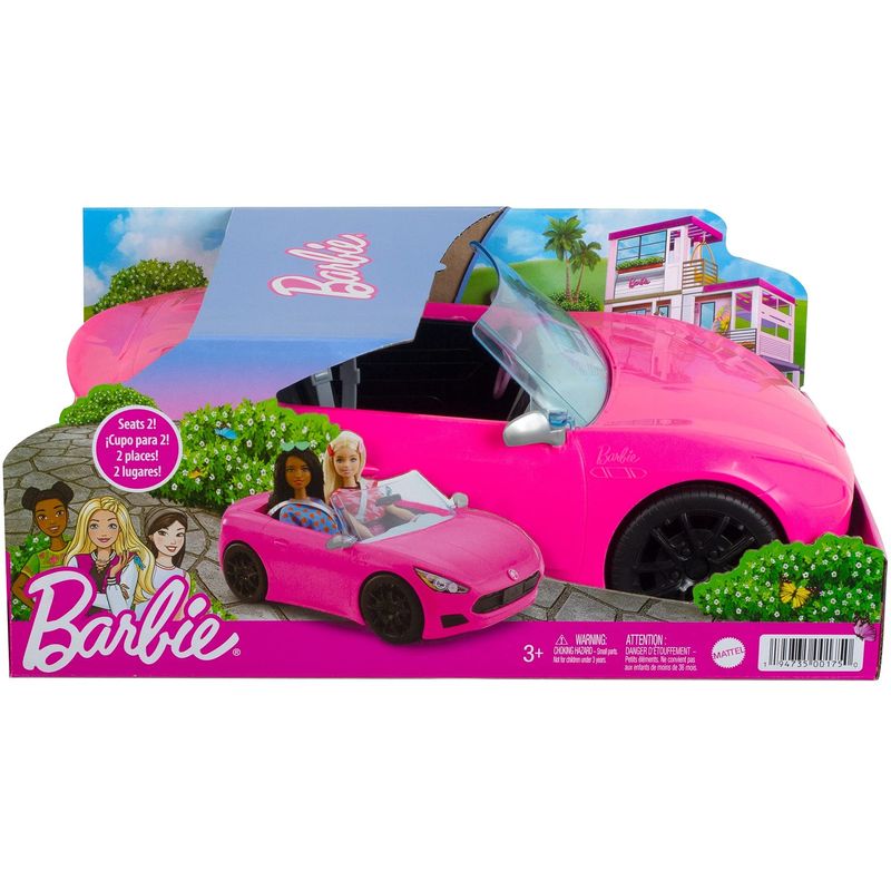 Carro Super Conversível Para Barbie Pink Grande 60 Cm Líder - R$ 238,42