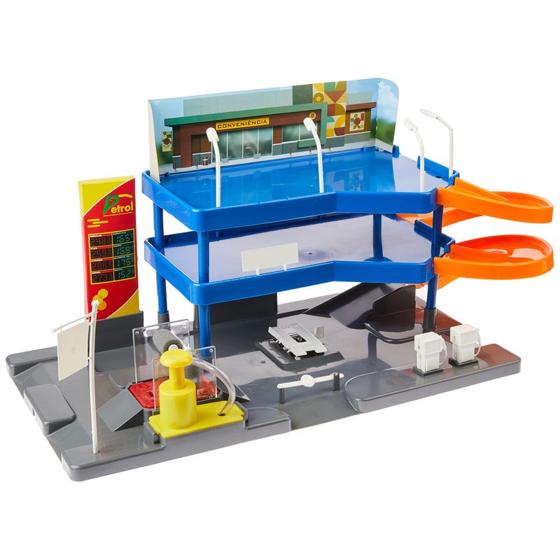 Posto De Gasolina Com Lava Rápido Playset Posto de Gasolina com Lava Rápido - Acqua Posto - Nig