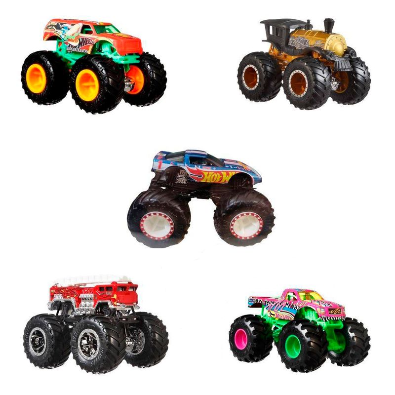 GBP31---Conjunto-com-5-Carrinhos-Hot-Wheels---Monster-Trucks---Corvette-1