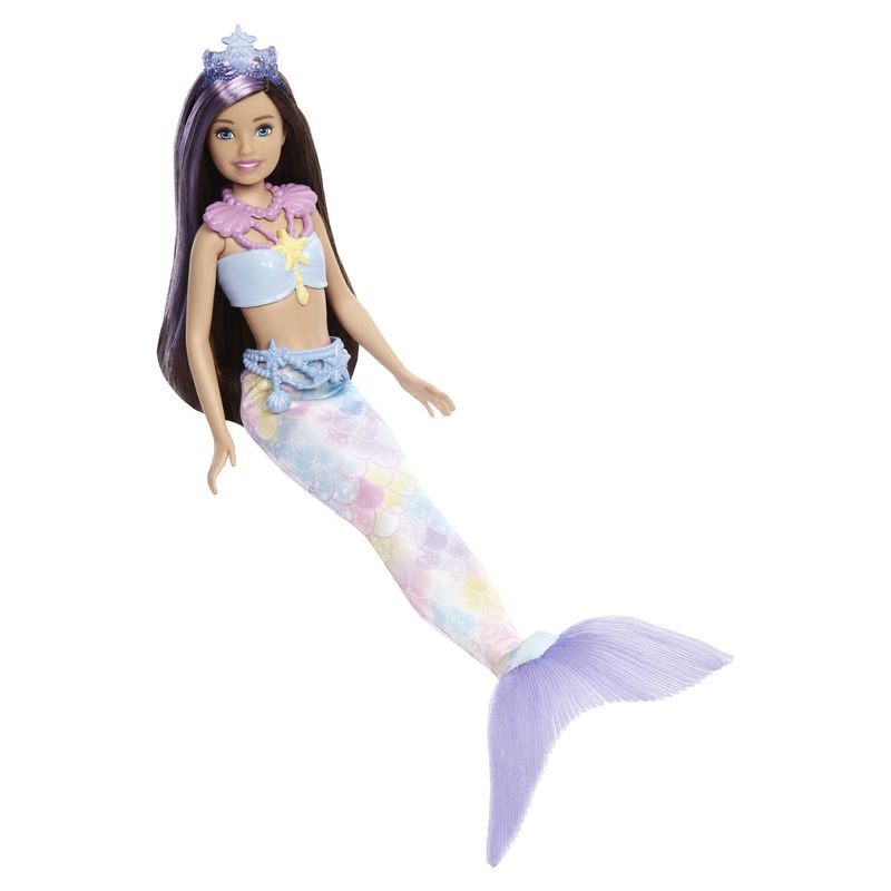 Barbie Sereia Morena com Cauda Azul - Mattel 