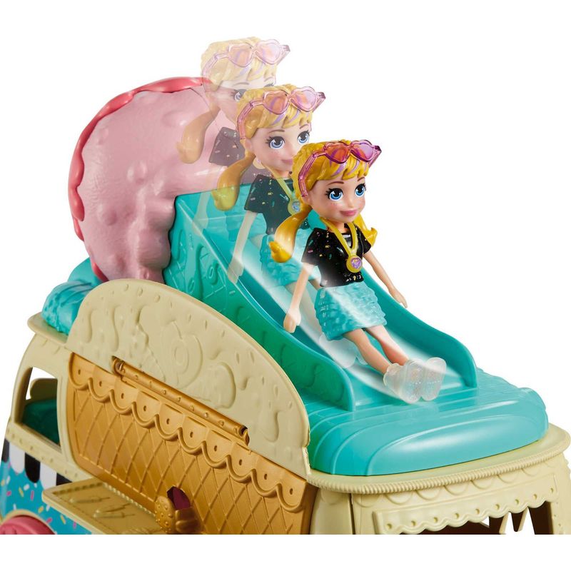 Boneca Polly Pocket Conjunto de Brinquedo Mundo Surpresas Sorvete HFR00  Mattel - 22 cm - Shopping do Sicredi