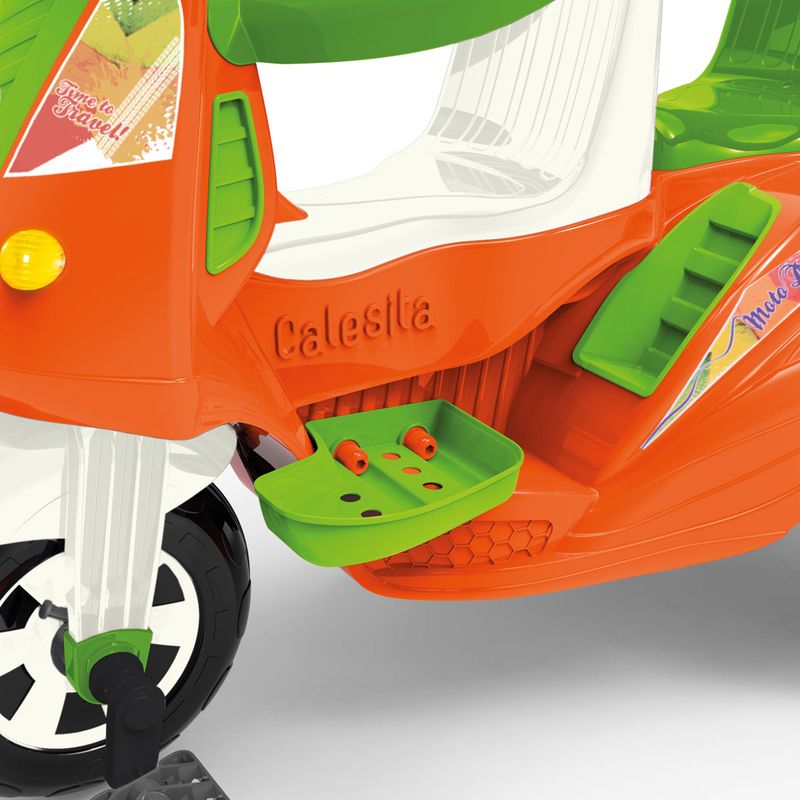 Brinquedo Infantil Divertido Moto De Passeio Max Rosa Calesita em