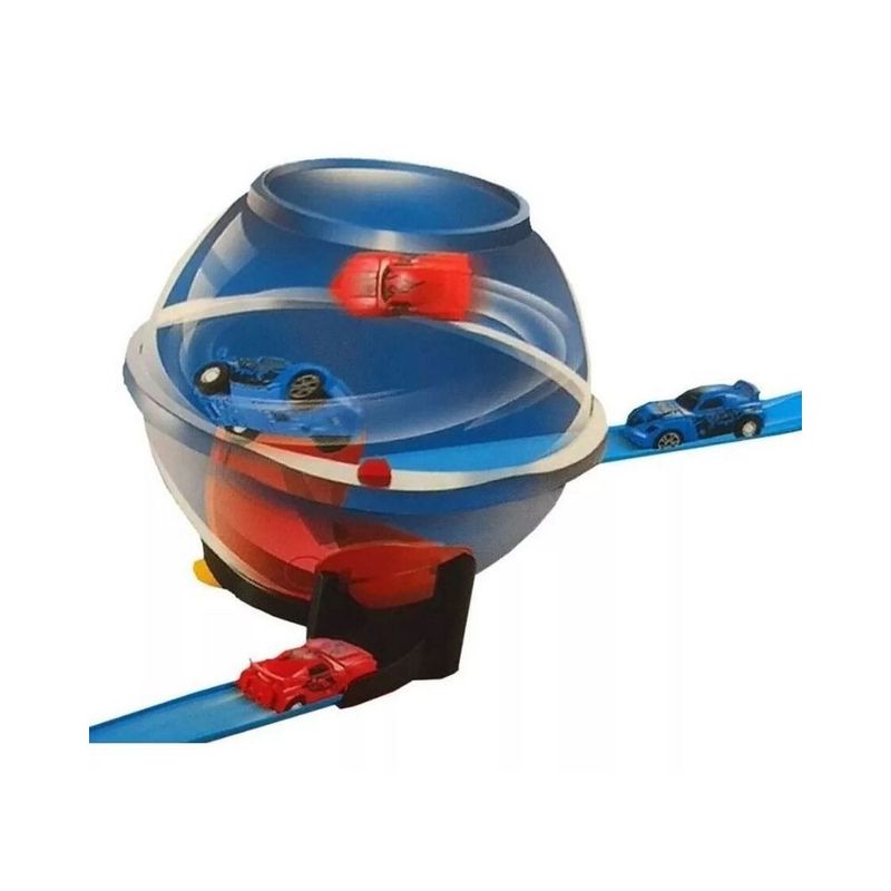 Pista Super Globo Com 2 Carrinhos Express Wheels Multikids