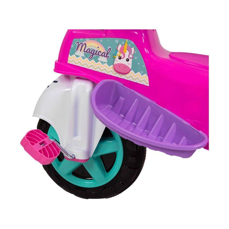 Triciclo Infantil Carrinho Motoca Passeio C/ Empurrador Bebê