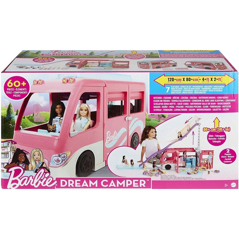 Playset – Barbie – Trailer dos Sonhos – 32 cm – Mattel - RioMar