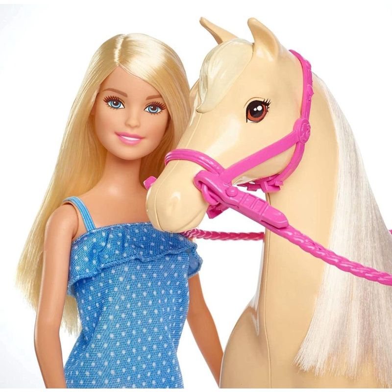 Boneca Barbie com Cavalo - Mattel - superlegalbrinquedos