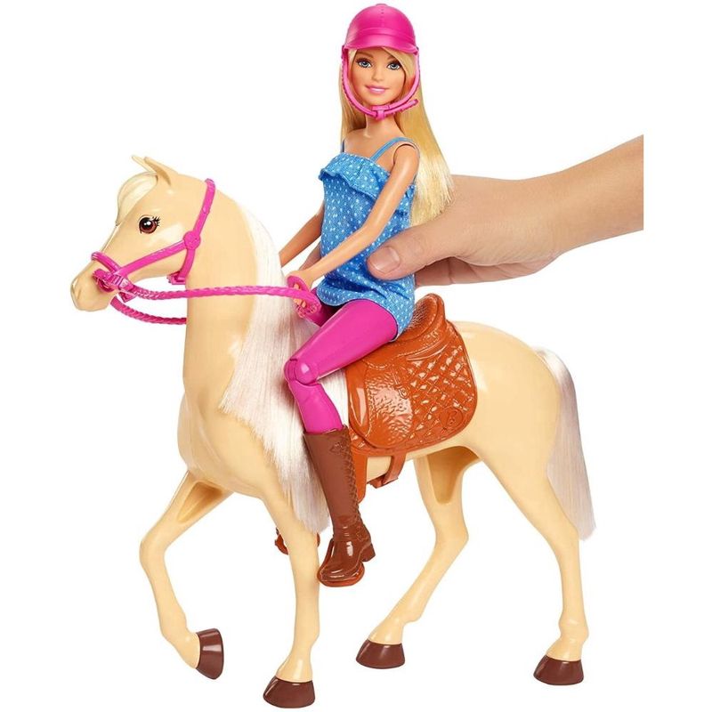 Boneca Barbie com Cavalo - Mattel - superlegalbrinquedos