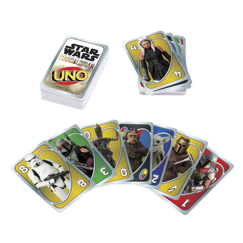 Jogo Uno - Star Wars - The Mandalorian - Mattel - superlegalbrinquedos