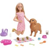 HCK75---Boneca-Barbie-com-Pet---Filhotinhos-Recem-Nascidos---Loira-1
