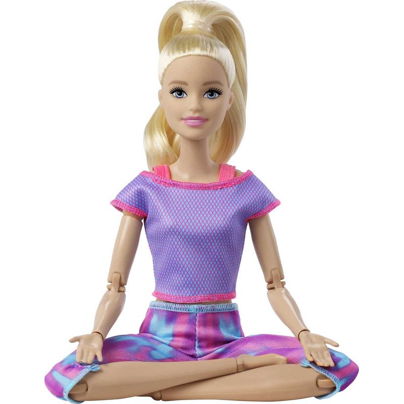 Boneca Barbie Articulada - Feita Para Mexer - Yoga - Loira