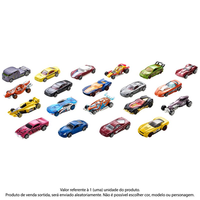 Carrinhos Hot Wheels Com 3 Unidades Sortidos Mattel