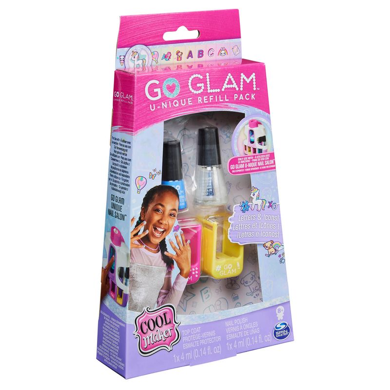 Conjunto para Pintura de Unhas - Go Glam - Carimbo de Unhas - Sunny -  superlegalbrinquedos