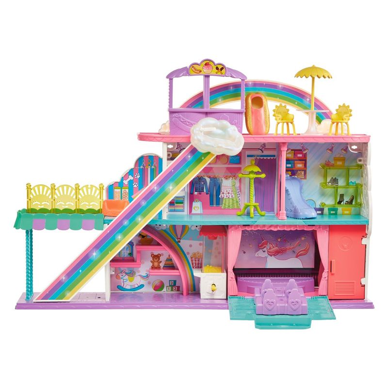 Playset Polly Pocket com Mini Bonecas - Shopping Center Doces