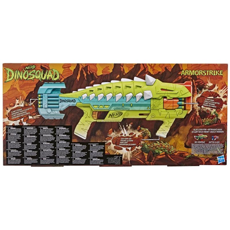 Lançador de Dardos Nerf - DinoSquad - Armorstrike - Hasbro -  superlegalbrinquedos