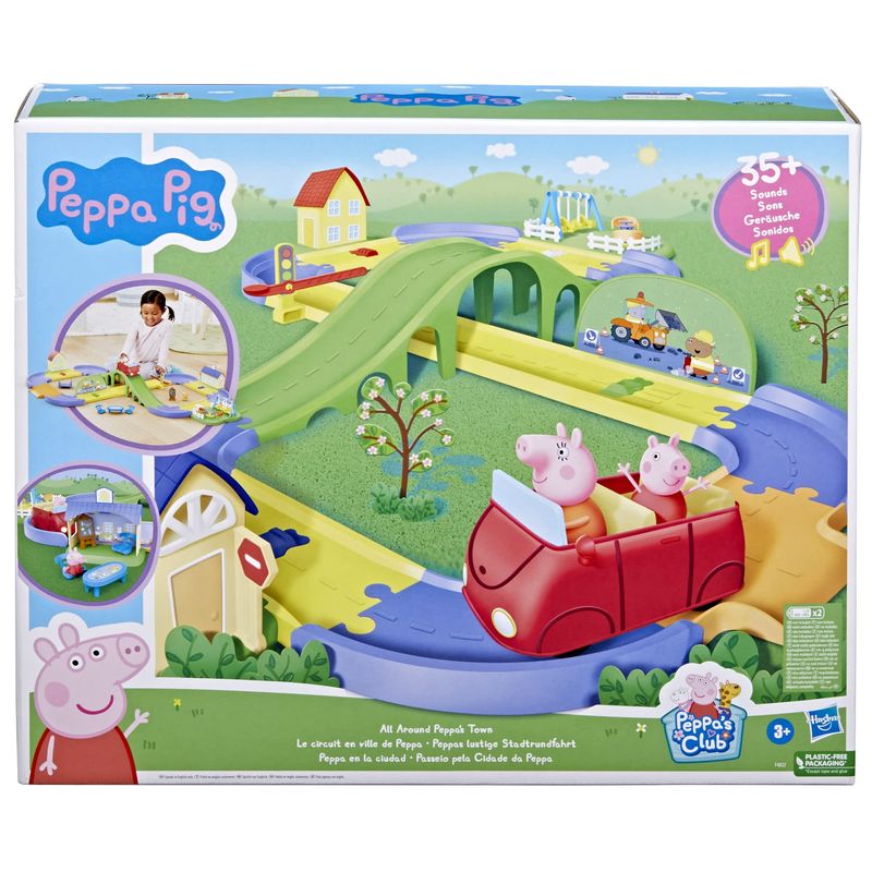 F4822--Playset-com-Veiculo-e-Figuras---Passeio-pela-Cidade-da-Peppa-2