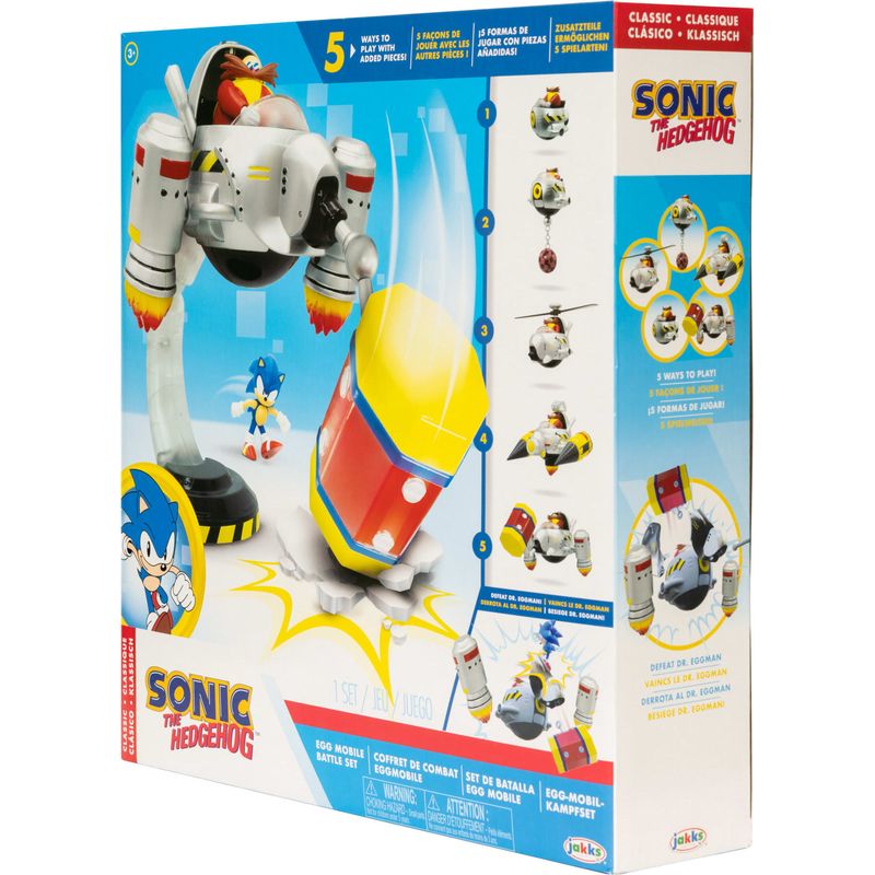 Boneco Sonic 2 The Hedgenog Batalha Robô Do Eggman Candide