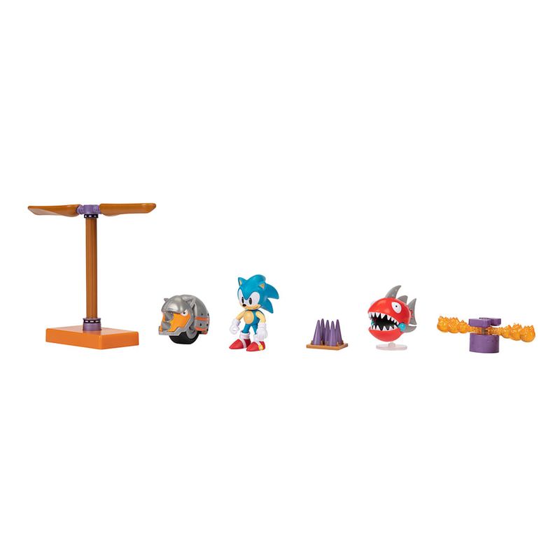 Conjunto de 5 Mini Figuras - Sonic - The Hedgehog - Clássicas - Candide -  superlegalbrinquedos