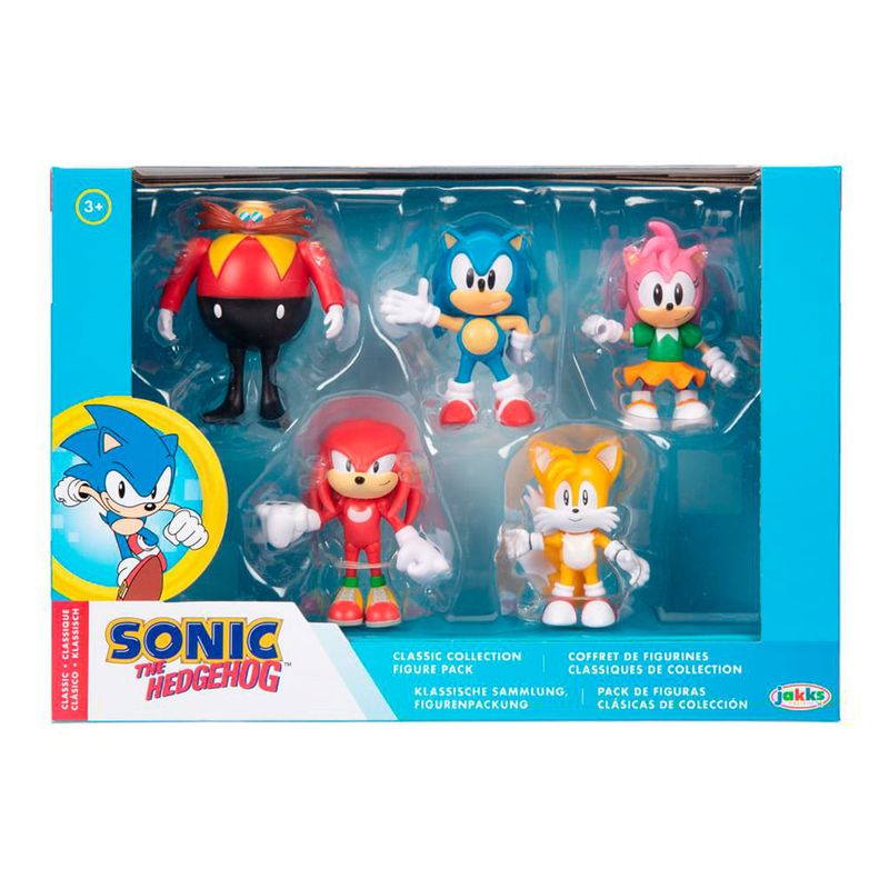 Conjunto de 5 Mini Figuras - Sonic - The Hedgehog - Clássicas - Candide -  superlegalbrinquedos