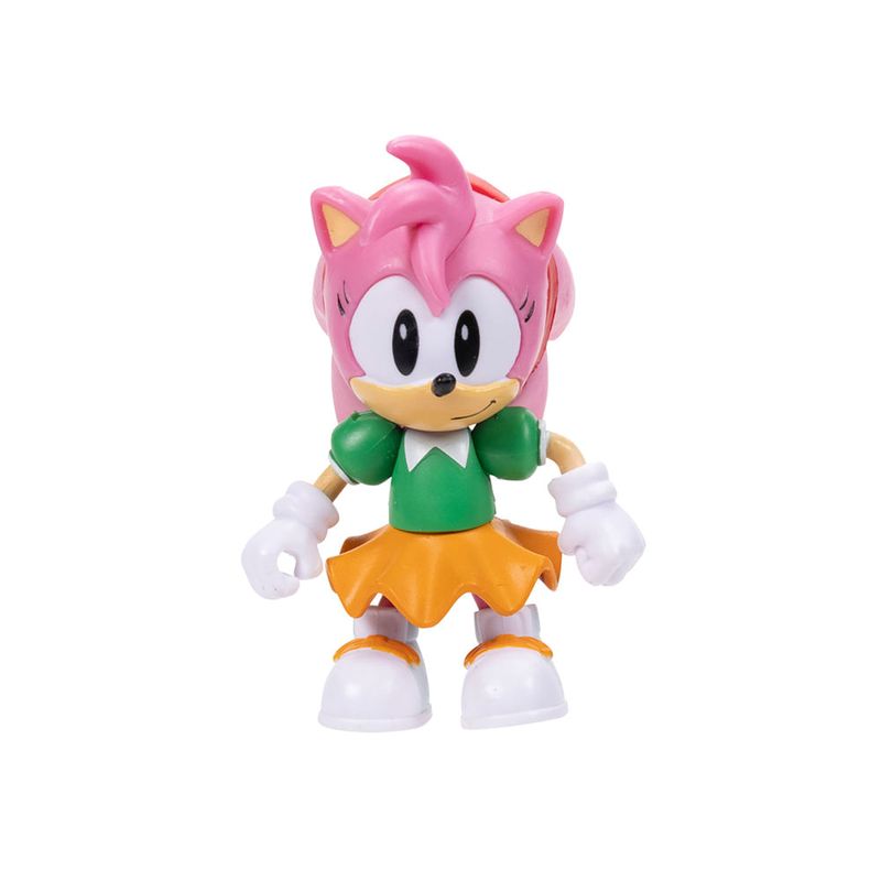 Sonic The Hedgehog Bonecos de 10 cm, Sonic Classic Sonic e Amy