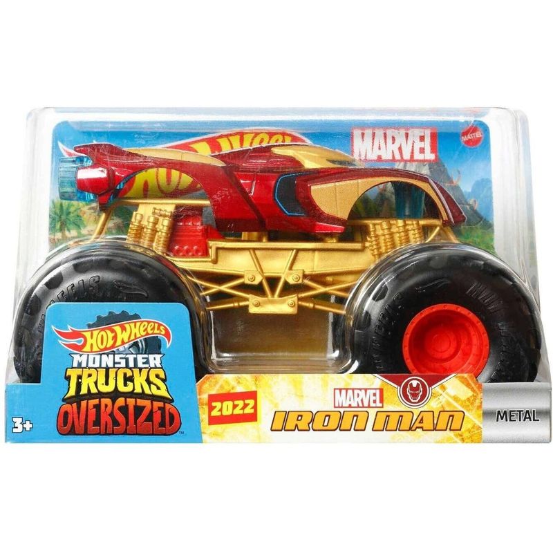 Mattel Hot Wheels Monster Trucks, Oversized Monster Truck, 1:24