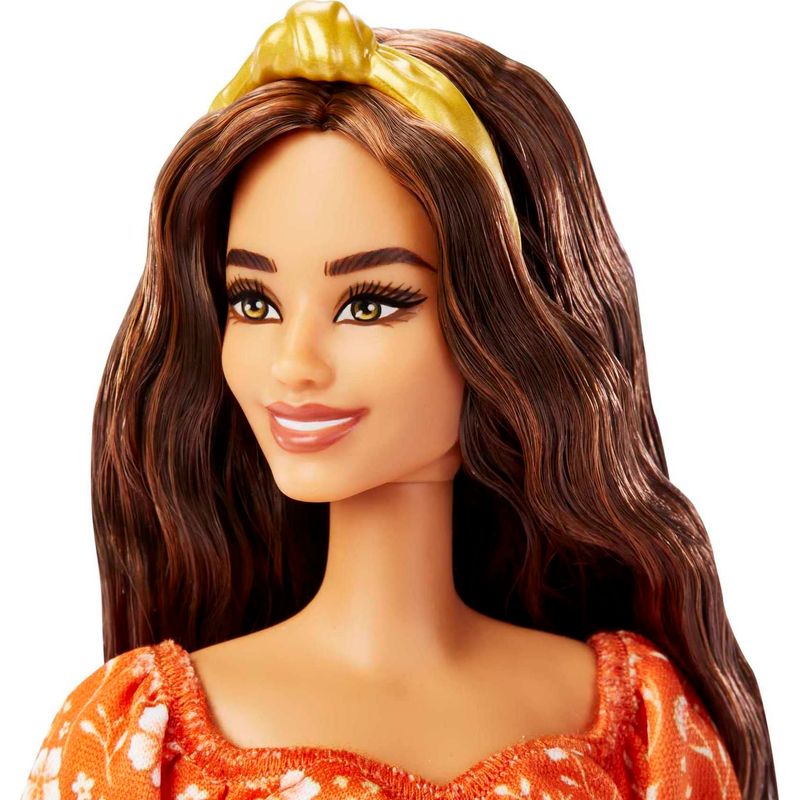 Boneca Barbie Fashionista com Estojo - Vestido Florido - Com Aparelho  Auditivo- 187 - Mattel - superlegalbrinquedos