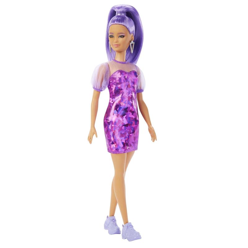 Boneca Barbie Fashionista com Estojo - Vestido Florido - Com Aparelho  Auditivo- 187 - Mattel - superlegalbrinquedos