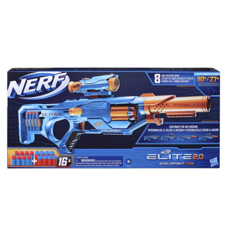 NERF, Lançador Elite com Mira Removível, Azul