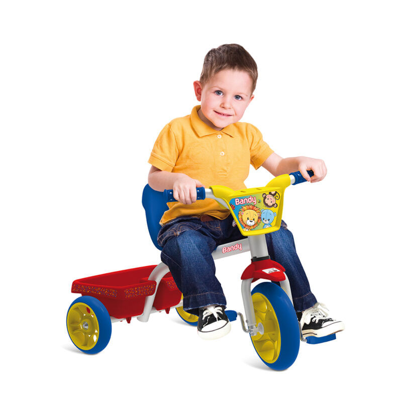 Triciclo Bandeirante Infantil Antigo - Escorrega o Preço