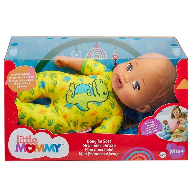 Boneca Little Mommy - Meu Primeiro Abraço - Pijama Amarelo - Morena -  Mattel - superlegalbrinquedos