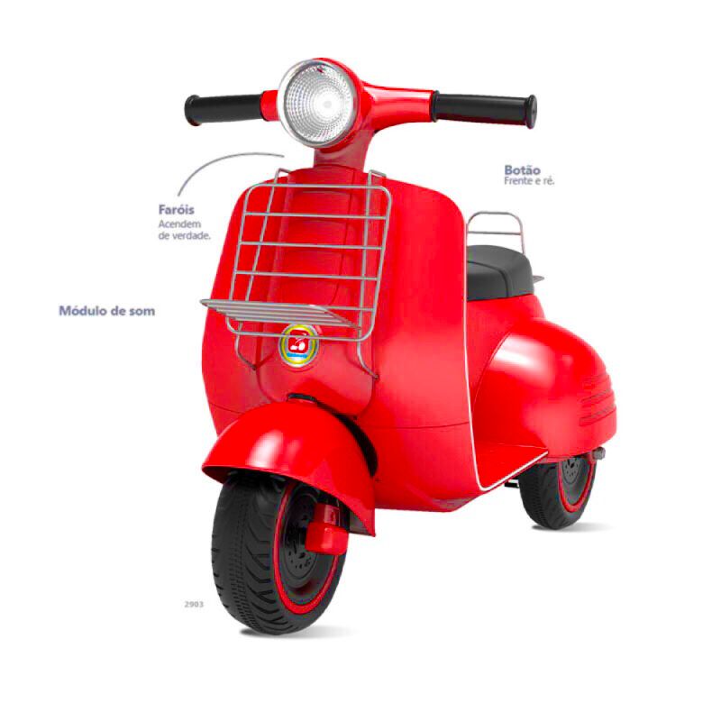 Mini moto eltrica vespa