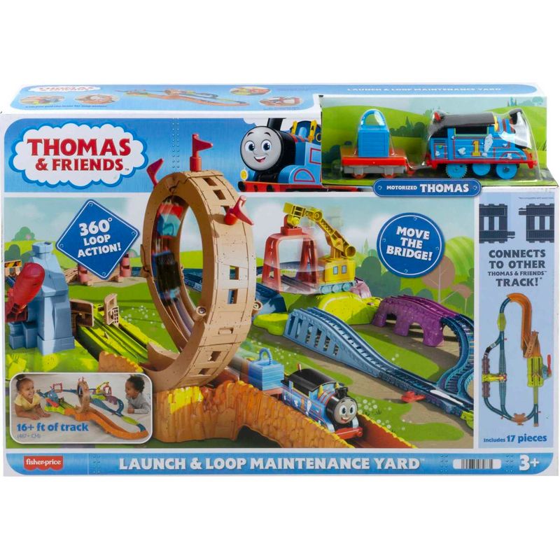 Pista de Trem - Thomas e Seus Amigos - Pátio Manutenção e Loop - Fisher-  Price - superlegalbrinquedos