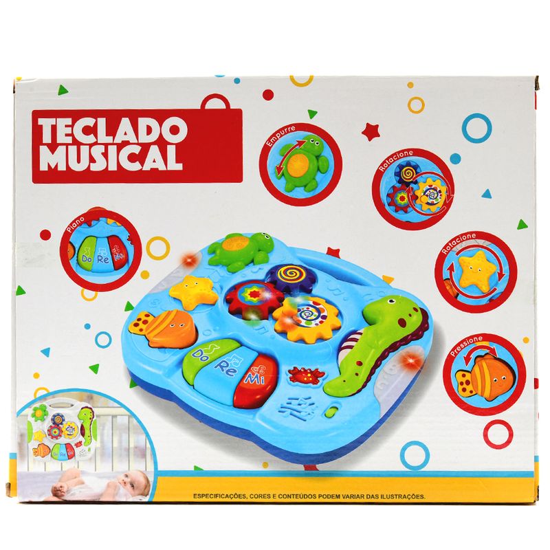 Brinquedo Musical - Teclado Animais Marinhos - ST Import