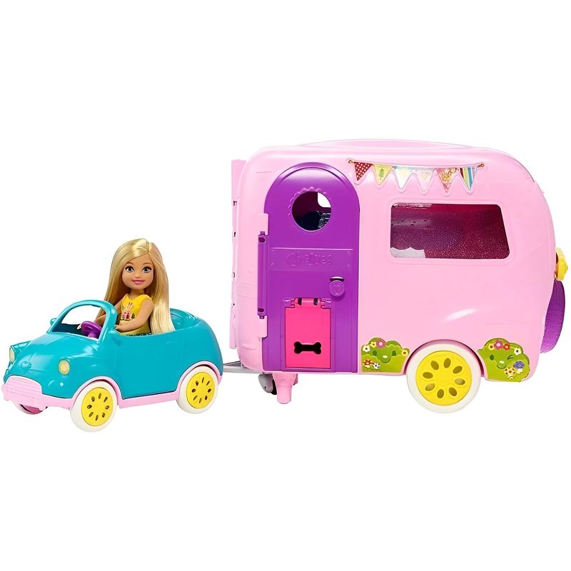 Carro Barbie com Boneca - Conversível Rosa - 2 Lugares - Mattel -  superlegalbrinquedos