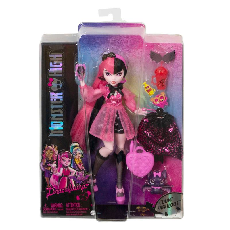 Boneca Monster High - Draculaura - Mattel - superlegalbrinquedos