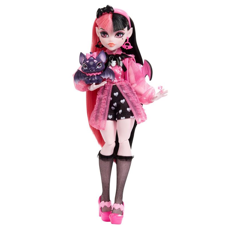 Boneca - Monster High - Draculaura - Pink - Mattel